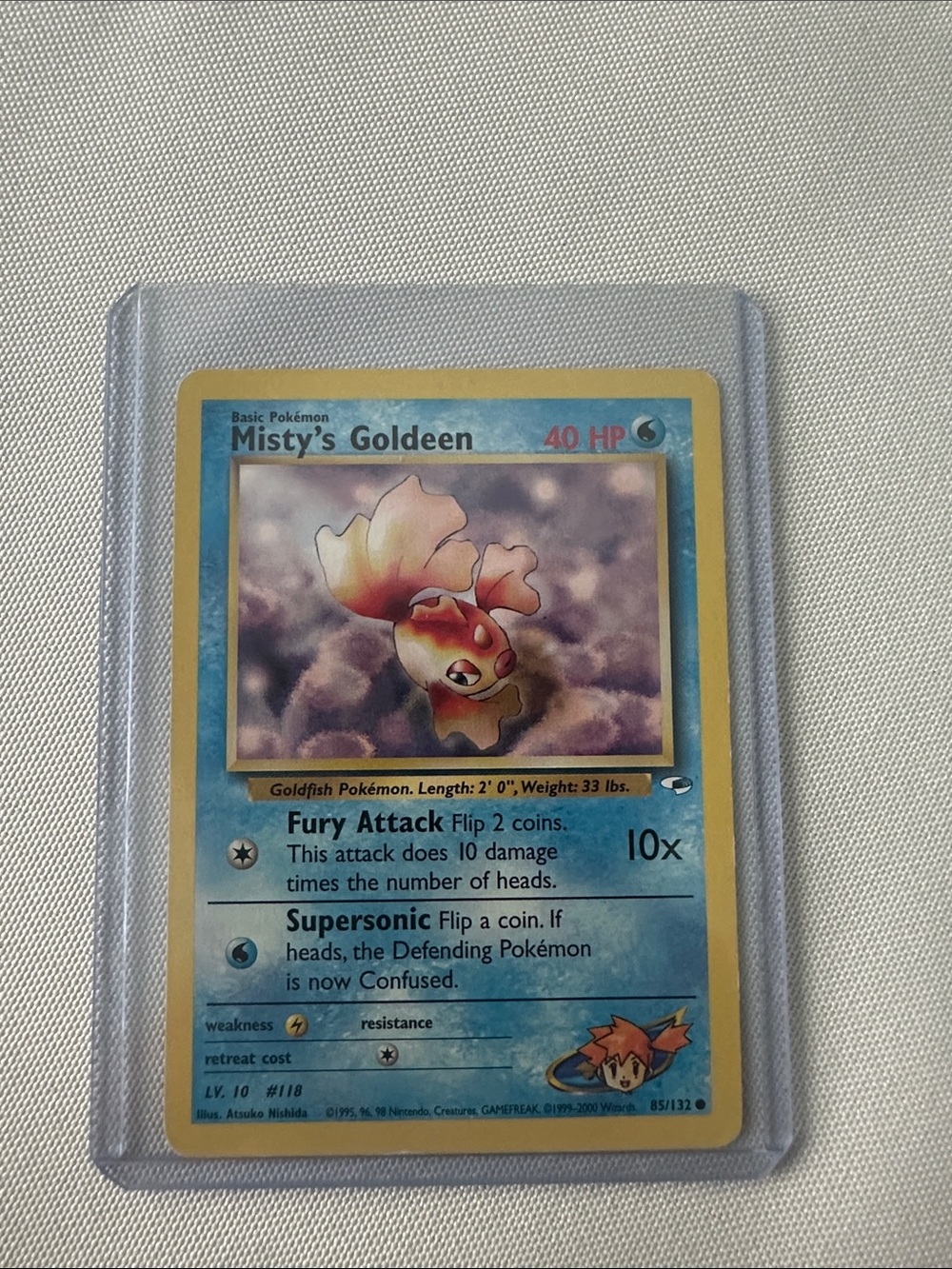 1st Edition 1999-2000 Misty's Goldeen #86/132